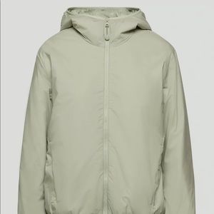 TNA Pillow Puff Jacket - Silent Storm Green - NWT